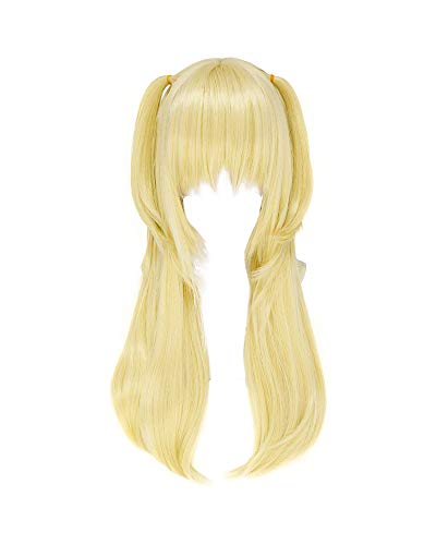 haikyuu Women Long Straight Golden Ponytails Anime Cosplay Wig