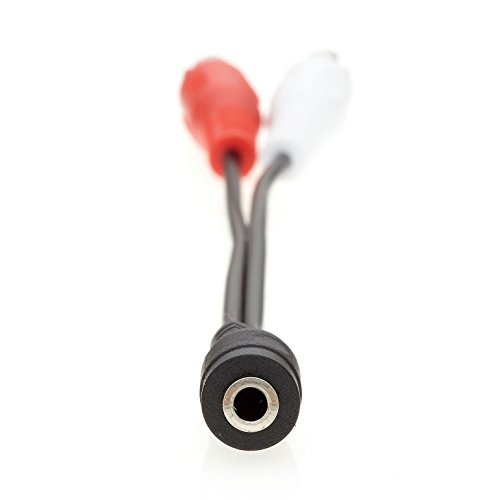 InstallerParts Pack 10 Cable 3.5mm macho a macho 0.5 pies miniatura 3