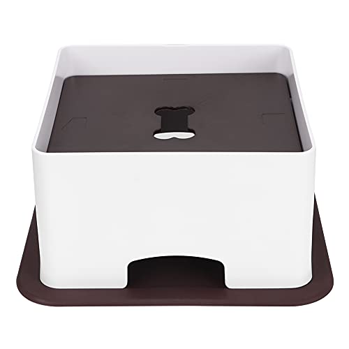 Acouto Mesa de Alimentação Com Animais de Estimação Com Bloco de Silicone Sem Deslizamento para Cães