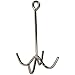 Dover Saddlery Four-Prong Chrome Metal Tack Hook, Chrome