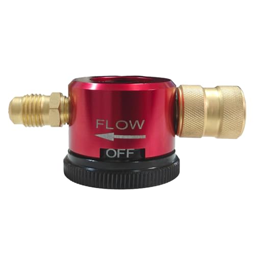 Image of NONGKANG Nitrogen Purge Tool, Nitrogen Regulator HVAC, Adjustable Nitrogen Flow Regulator, Nitrogen Purge Regulator Tool, Purge Nitrogen Flow Regulator, Red