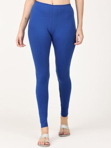 Image of Robinbosky Premium Stretchable Cotton Ankle Legging for Women | Suitable for Formal wear & Casual wear | High-End Elastic Makes The Leggings Squat Proof and Durable for Travel, Yoga, & Workout.