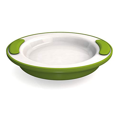 Ornamin Thermoteller Ø 25,5 cm grün (Modell 201) / Warmhalteteller, Kinderteller, Esslernteller