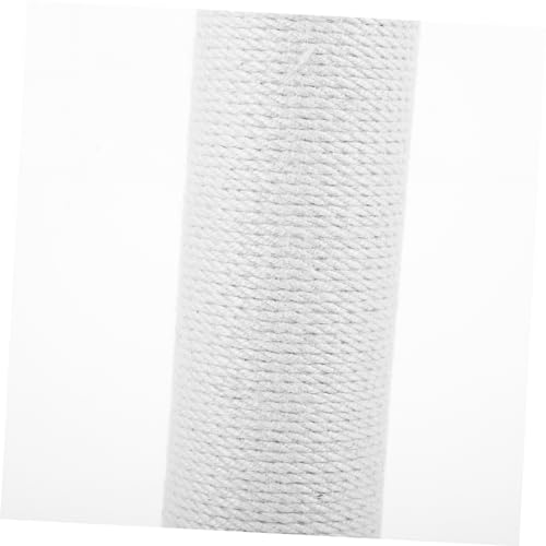 Poste Rascador para Gatos de Cuerda Yardwe Blanco miniatura 4