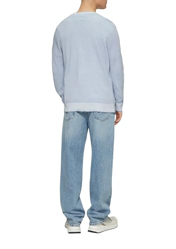 Pull à l'aspect chiné Homme aux finitions premium et maille texturée