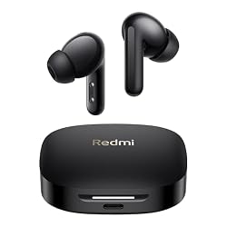 XIAOMI Redmi Buds 6 - Auriculares inalámbrico, cancelación de Ruido, Ligero, 10 Horas de autonomía y 42 Horas con el Estuche de Carga, Bluetooth, Negro (Versión ES)