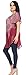 Sakkas 19218 - Marzia Women's Loose Fit Short Sleeve Casual Tie Dye Batik Blouse Top Tunic - 19208-Pink - OSP