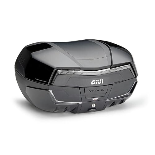  BAULETTO GIVI V58NNT MAXIA 5 VALIGIA TECH NERA Monokey CATADIOTTRO TRASPARENTE 4 COVER NERO LUCIDO Per Scooter Moto 2 CASCHI