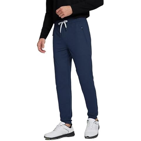 VANCAMEL Men's Golf Jogger Pants Cover