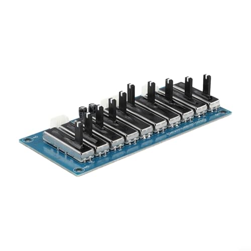 Placa preamplificadora con ecualizador gráfico de 5/10/15 bandas, ajustable por frecuencia, fuente de alimentación dual ±5V a ±15V, entrada y salida para audio de escenario (10 unidades) miniatura 2