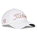 Titleist Tour Performance Golf Hat, White/Soft Pink