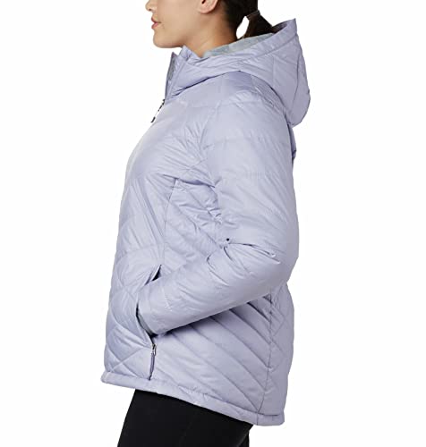 Image of Columbia Women's Omni-Heat Reflective Heavenly Hooded Hiking & Trekking Down Standard Length Jacket