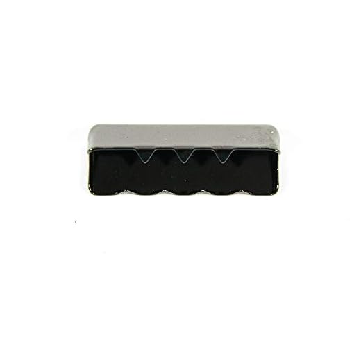 Metall-Endstück für Gurtband 25mm, gunmetall - Preis gilt für 1 Stück