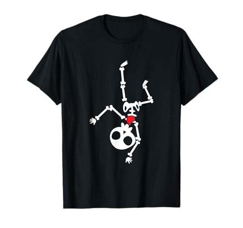 Costume de gymnastique squelette pour Halloween T-Shirt