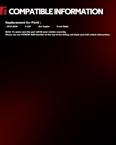 Image of Torchbeam Front Brake Caliper Right for Ford 2012-2020 F-150, Front Right Caliper Replace # 18B5404