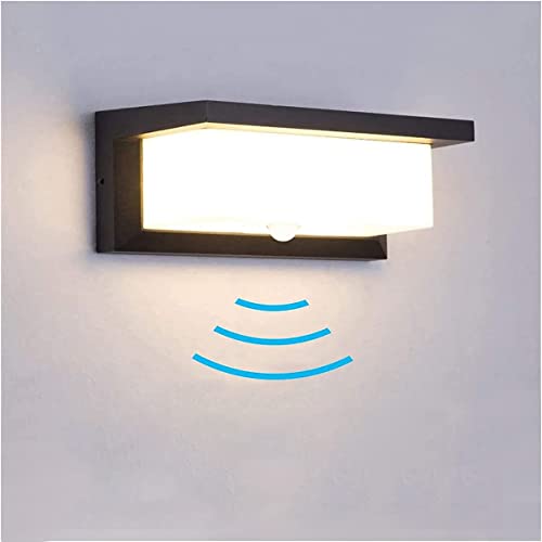 INHDBOX Neu Außenleuchte mit Bewegungsmelder, 18W LED Wandleuchte...