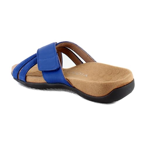 Image of Vionic Women's Rest Zarie Slide Sandals- Supportive Sandals and Indoor /Outdoor Slip Ons That Includes an Orthotic Insole and Cushioned Outsole for Arch Support, Sizes 5-12