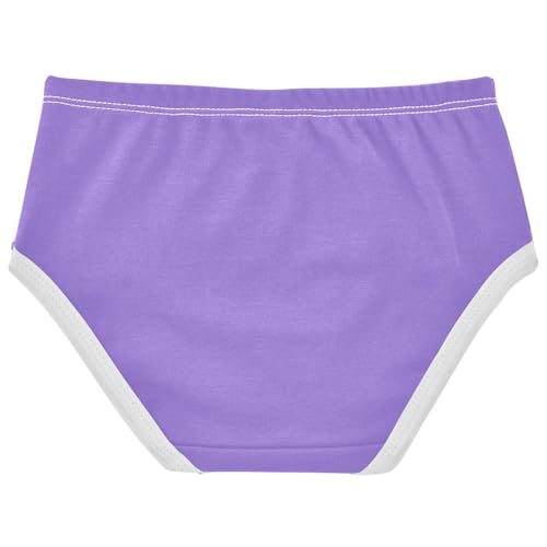 Joisal Medium Purple Girls Underwear Toddler 2t Cotton Panties for Girl Artistic Briefs Kids Undies2