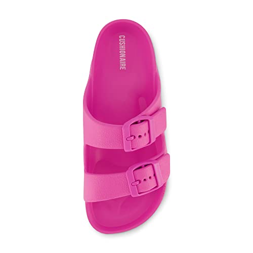 Cushionaire Kid's Elane-K Eva Slide Sandal With +Comfort, Fushia 1 #TOP4