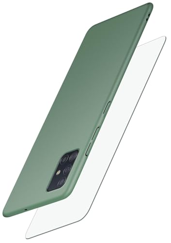 Coque Samsung A51 moex Alpha olive avec film protecteur