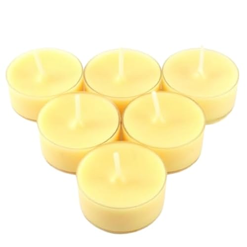 Image of Lemongrass & Ginger Handmade Premium Quality Highly Scented 6 Tea Light Candles