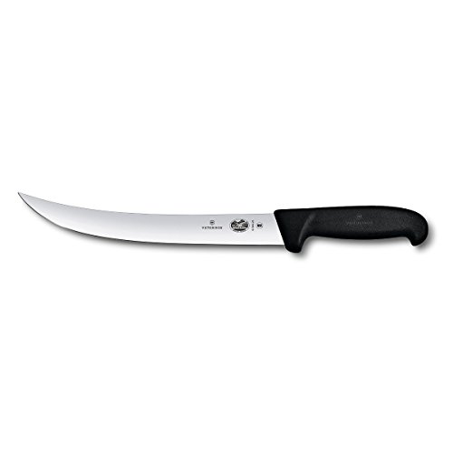 Victorinox Swiss Army Cutlery Fibrox Pro Curved Breaking Knife, 10-Inch