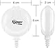 hygger Sauerstoffpumpe für Aquarium, Sehr Leise Aquarium Luftpumpe Geräusch niedriger als 33db 1.5W Leistungsstark Sauerstoffpumpe 420Ml/M Geeignet für Fischbecken und Die Nanoaquarien
