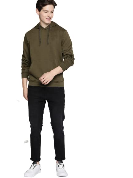 Organic ChicsFull Sleeve Men's Black Hoodie C