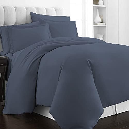 100% Cotton King Size Bed Sheet Set White, Long Staple Combed Cotton 400 Thread Count Bedding, Sateen Cooling Sheets Includes - 1 Fitted Sheet, 1 Flat Sheet & 2 Pillowcases (Set of White Sheet) Pizuna
