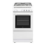 Willow WGS50CW 50cm Freestanding Single Cavity Gas Cooker with 4 Burners - White