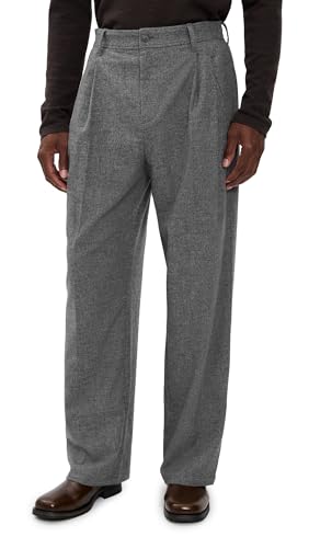 SIMKHAI Men's Falcon Pleated Pull On Wide Leg Pants