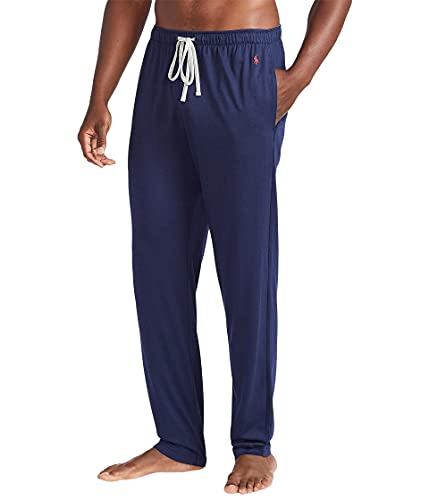 POLO RALPH LAUREN Men's Supreme Comfort PJ Pant, P052RL, Navy/Polo Red, 2XL