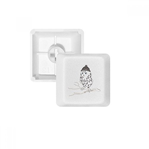 Keycaps PBT Hibou Blanc OEM pour Clavier Mécanique Esthétique