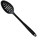 GIR: Get It Right Premium Silicone Ultimate Perforated Spoon, 13 Inches, Black