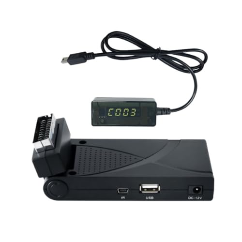 MINI DECODER, USCITA SCART, USCITA HDMI, INGRESSO USB, INGRESSO LAN, TELECOMANDO UNIVERSALE