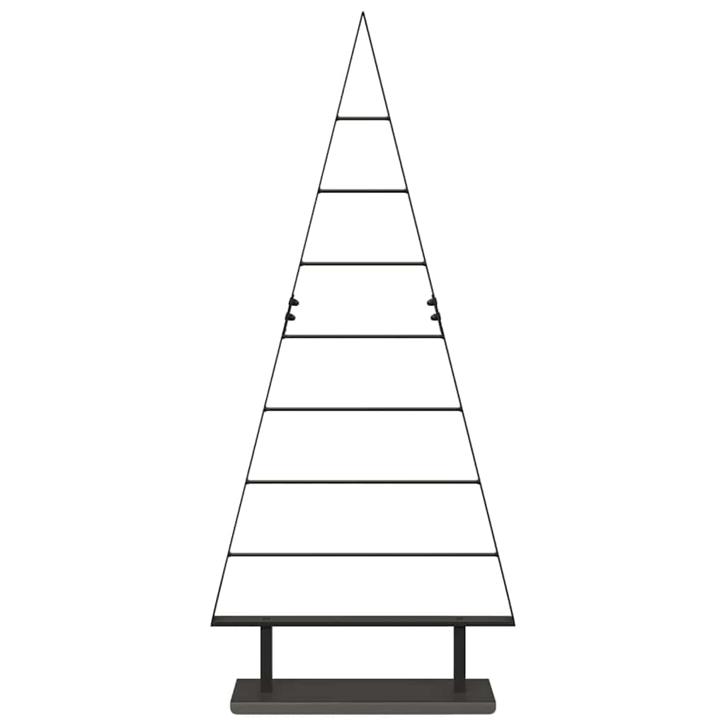 Albero di Natale in Metallo Nero 125,5 cm Acciaio