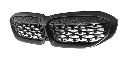 Grille de pare-choc Série 3 G20 G21 G28 style météore noir calandre avant sport