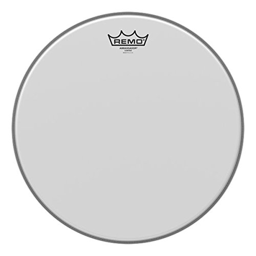 Remo drum head Ambassador X14 white roughened 14" AX-0114-14, Grey, 14 Inch - Image 3