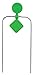 Champion Traps and Targets Green Double Spinner Target (42910)