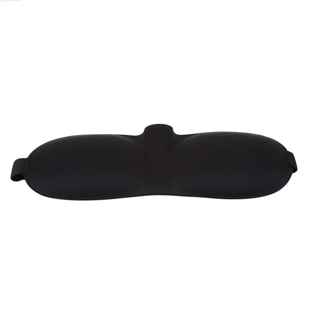 1/2/3/4 antifaz para dormir 3D, máscara de ojos para dormir, cubierta de sombra de ojos, parche de ojos para mujeres y hombres, suave, portátil, antifaz de viaje (negro, 4 piezas)