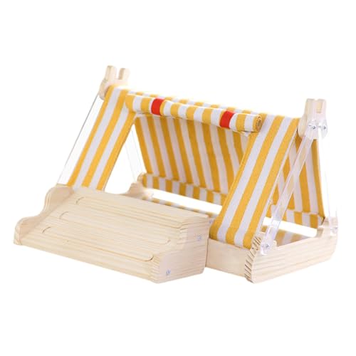 Bothyi Cabana de madeira para esconderijo de porquinhos-da-índia, suprimentos para animais de estima