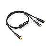 Bafang Elektrische fietsconversiekit 1T2-kabel BBS middenmotor met 3-polige verlengstekker voor tandwielsensor en rem…