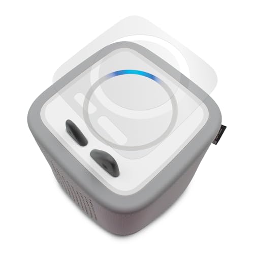 yabaduu 2er Set Schutzfolie kompatibel mit Toniebox 2 passgenaue transparente Folie Zubehör Aufkleber Schutzcover Kratzschutz Matt für Kinder Spielzeug F03 (00 Transparent Ohne Wunschname)