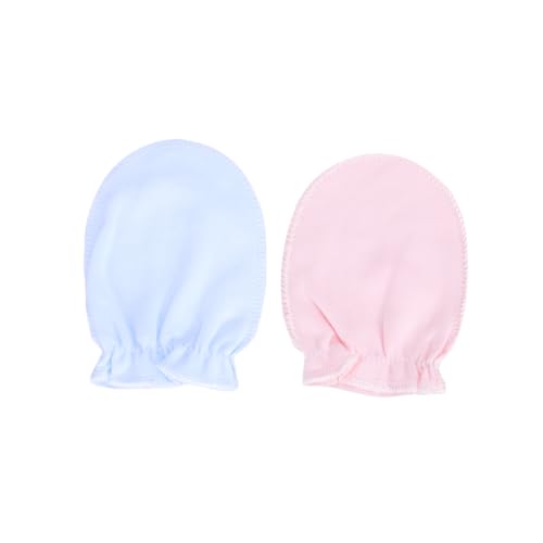 GLSTOY Newborn Gloves Soft Warm Mittens Scratch-resistant Gloves for Infant Hands Random Color