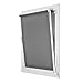 STORESDECO Estor Enrollable traslúcido EasyFix, fácil instalación sin taladrar, Ideal para Ventanas abatibles (90 cm x 180 cm, Gris)