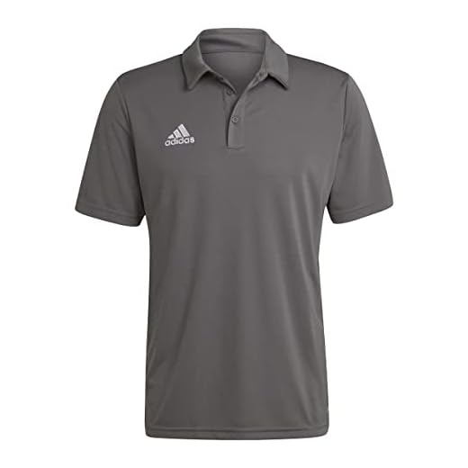 adidas Hombre Entrada 22 Polo Shirt, Team Grey Four, L