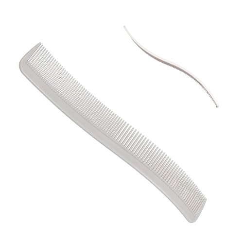 Peine de dientes finos, peine curvado para peluquería – Peine versátil para hombre, peinetas para peinar el pelo | Peines profesionales para cortar el pelo, peine fino con mango antideslizante