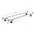 2 Bar Rack System for The Transit Connect 2010-13 and NV200 White