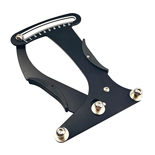 KBOLAE Misuratore di tensione in metallo per bicicletta, strumento di misurazione per calibrazione dei raggi, facile da usare, colore nero