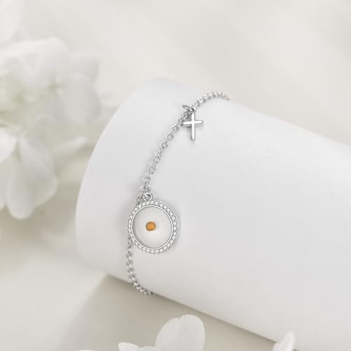 Image of VONALA Evil Eye Anklet 925 Sterling Silver Irish Celtic Knot /Witches Knot /Claddagh /Infinity Heart /Butterfly /Pineapple Chain Hotwife Anklet Foot Ankle Jewerly Gift for Women Mother Wife Sisters